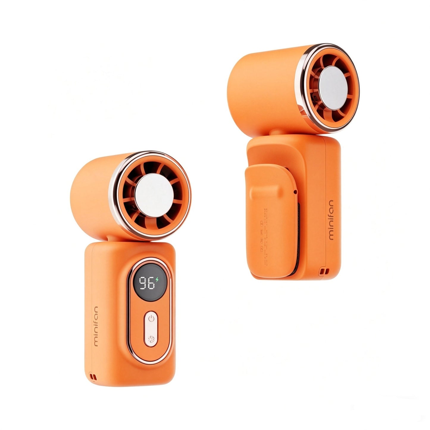 Handheld mini fan for cooling, high-speed turbine fan, portable cooling fan, waist clip mini fan