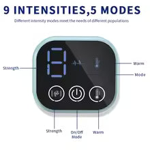 Cross-border hot-selling wristband home smart hand EMS massager hand physiotherapy hot compress pain recovery artifact