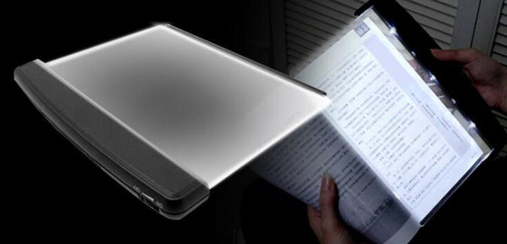 LED flat night vision book light eye protection reading light bedroom reading artifact folder book light night reading creative light