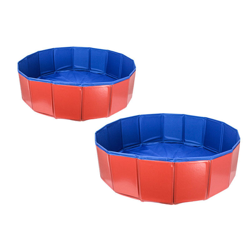 Amazon Explosion Pet Inflatable Bathtub PVC Composite Cloth Bathtub Pet Pool Collapsible Pool