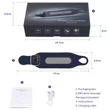 Cross-border hot-selling wristband home smart hand EMS massager hand physiotherapy hot compress pain recovery artifact