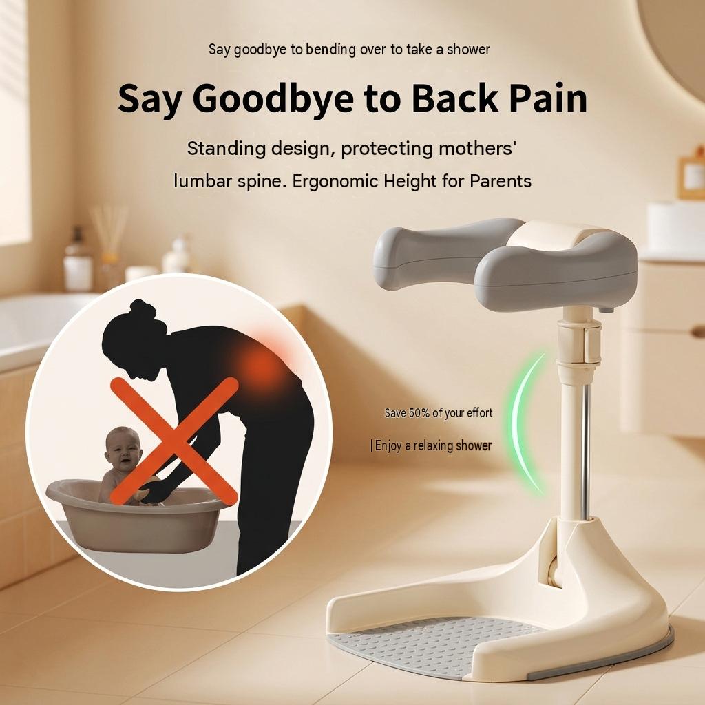 Baby standing bath aid, infant bath tub, toddler bathing aid, baby bath basin