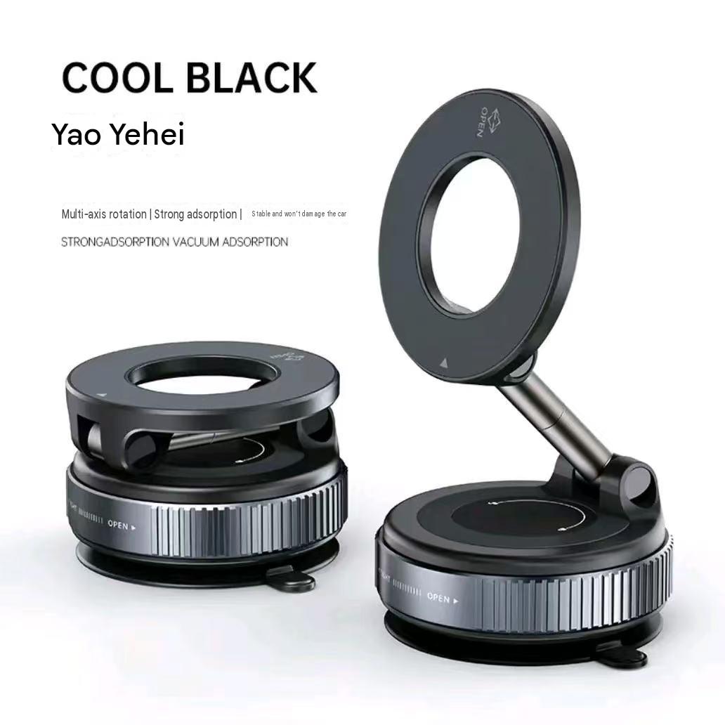 2025 New Universal Car Phone Holder, Multifunctional 360-Degree Rotating Folding Vacuum Magnetic Holder