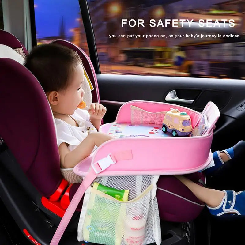 Amazon Hot Sale Car Home Simple Folding Storage Table Stroller Accessories Children Toy Storage Table