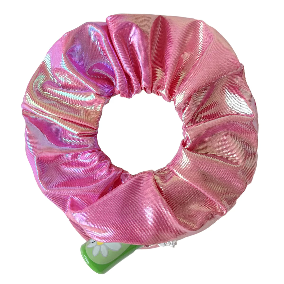 Vibrant Thick PU Invisible Zipper Scrunchie Hair Tie, Cross-border E-commerce, Amazon Zipper Hair Tie Wholesale, Hair Accessories