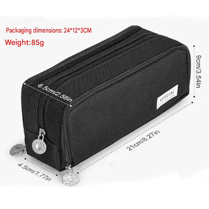 Amazon Korean version pencil case boy and girl pencil case pencil case junior high school students ins simple cute large capacity wholesale