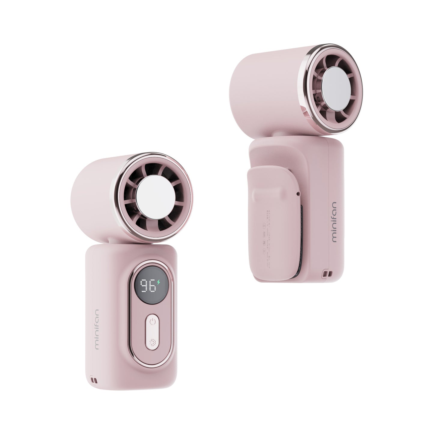 Handheld mini fan for cooling, high-speed turbine fan, portable cooling fan, waist clip mini fan