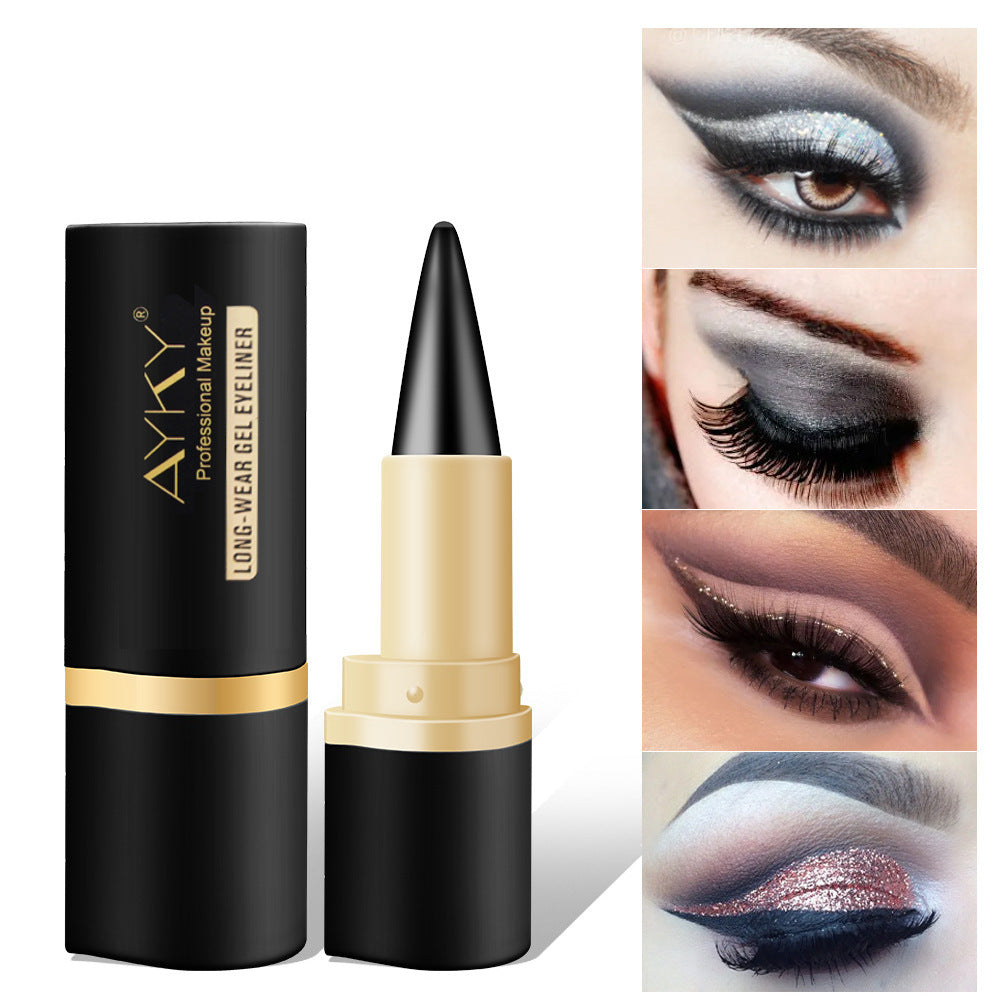 AKAY cross-border waterproof eyeliner eyeliner matte quick-drying eyeliner single-head rich matte eyeliner