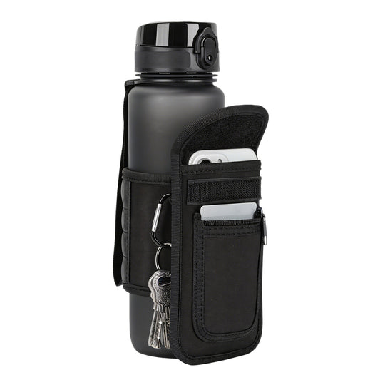 Cross-border fitness diving material magnetic cup sleeve, multi-functional portable outdoor sports heat-insulating non-slip insulated water bottle bag