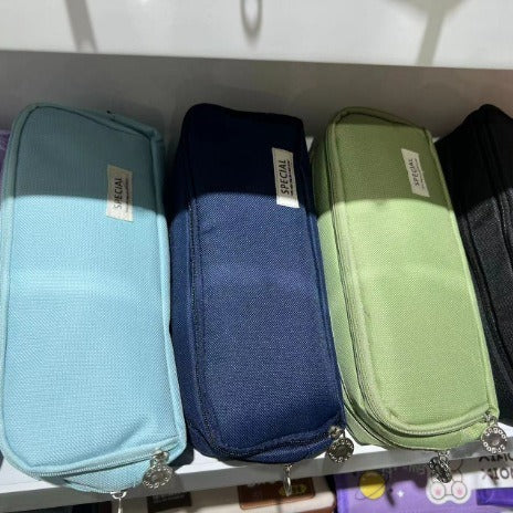 Amazon Korean version pencil case boy and girl pencil case pencil case junior high school students ins simple cute large capacity wholesale