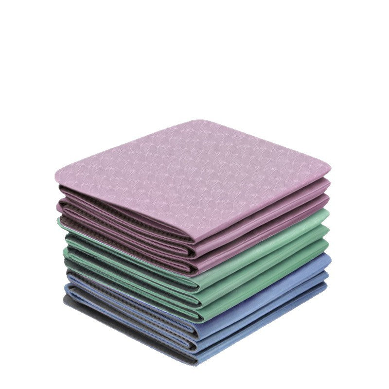 Foldable yoga mat, portable, non-slip, suitable for sleeping, fitness, home use, elementary school students' afternoon nap mat, minor flaws.