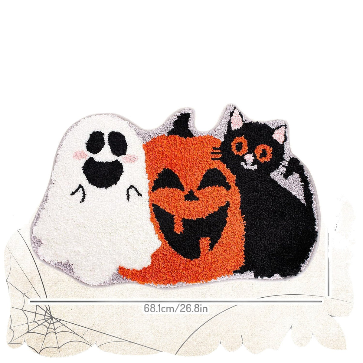 In stock, labeled, dropshipping available Halloween floor mats, faux cashmere foot mats, absorbent and stain-resistant bathroom mats, decorative doormats.