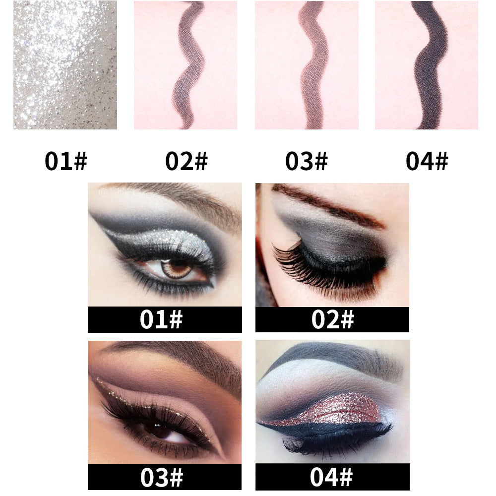 AKAY cross-border waterproof eyeliner eyeliner matte quick-drying eyeliner single-head rich matte eyeliner