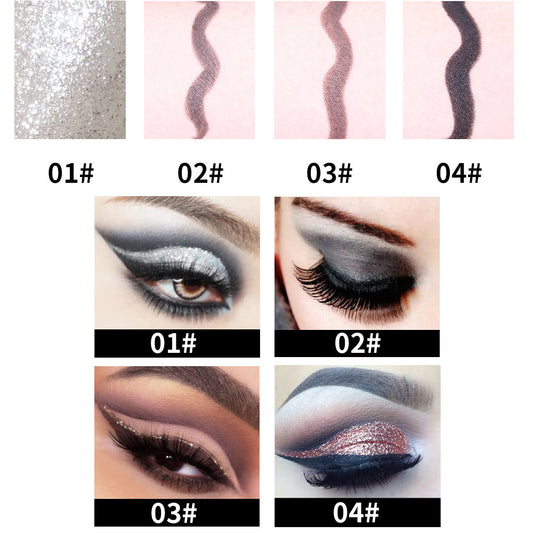 AKAY cross-border waterproof eyeliner eyeliner matte quick-drying eyeliner single-head rich matte eyeliner