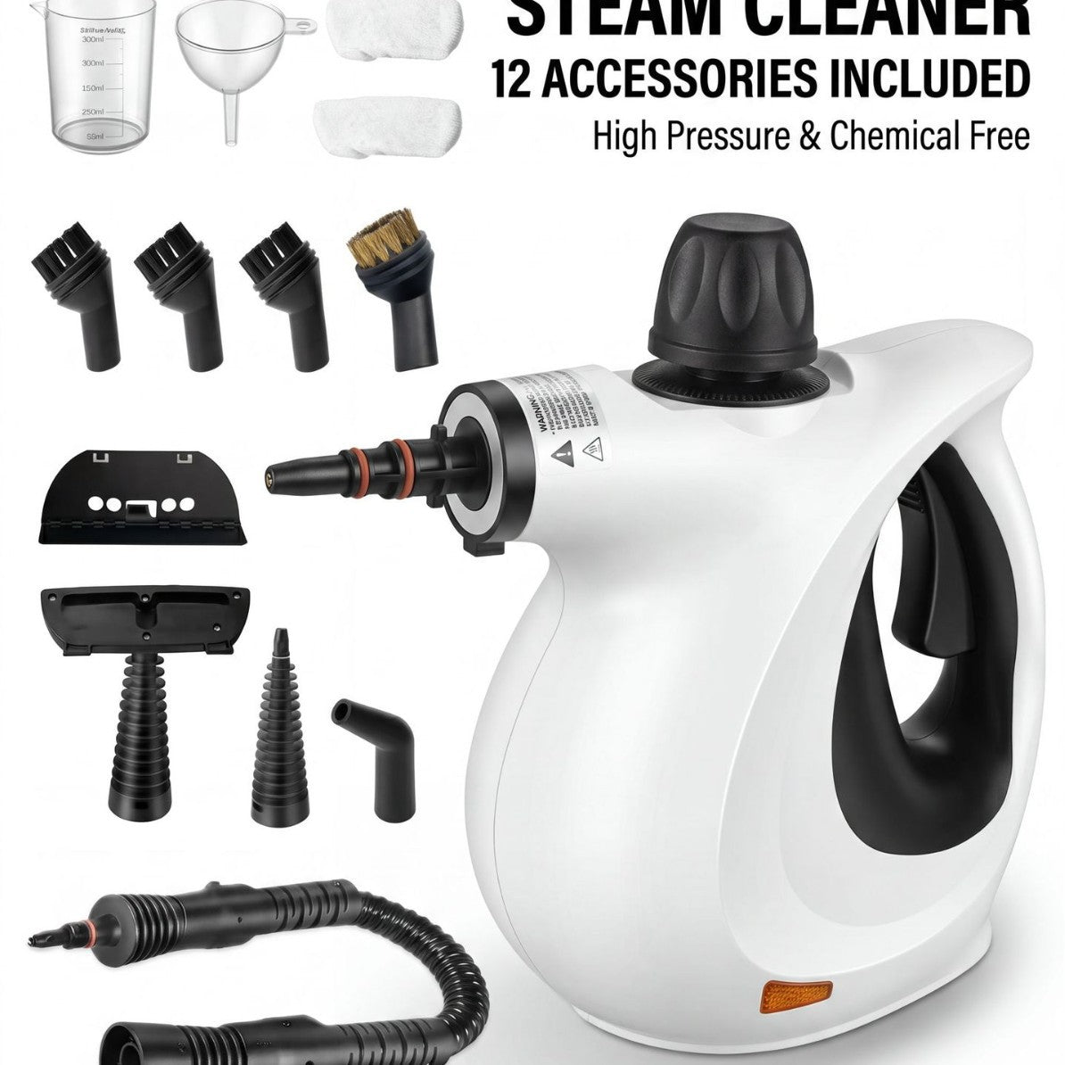 Household multi-functional handheld steam cleaner