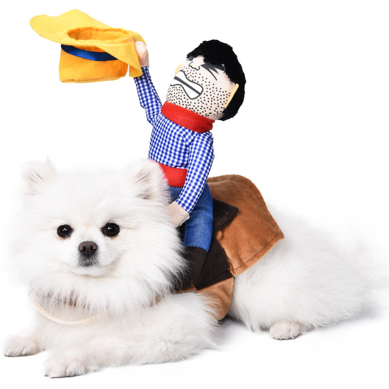 Cross-border pet clothes funny knife transformation costume pet puppy Halloween pet supplies dog clothes autumn