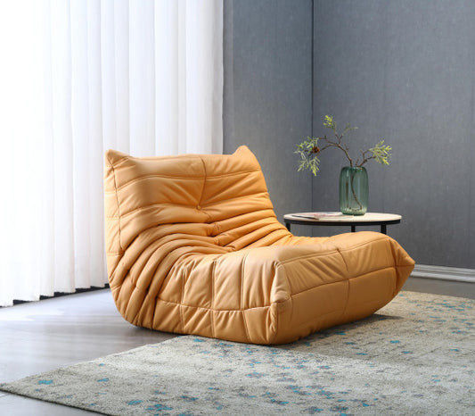 One piece generation caterpillar lazy sofa light luxury togo sleepable home bedroom living room balcony technology cloth velvet