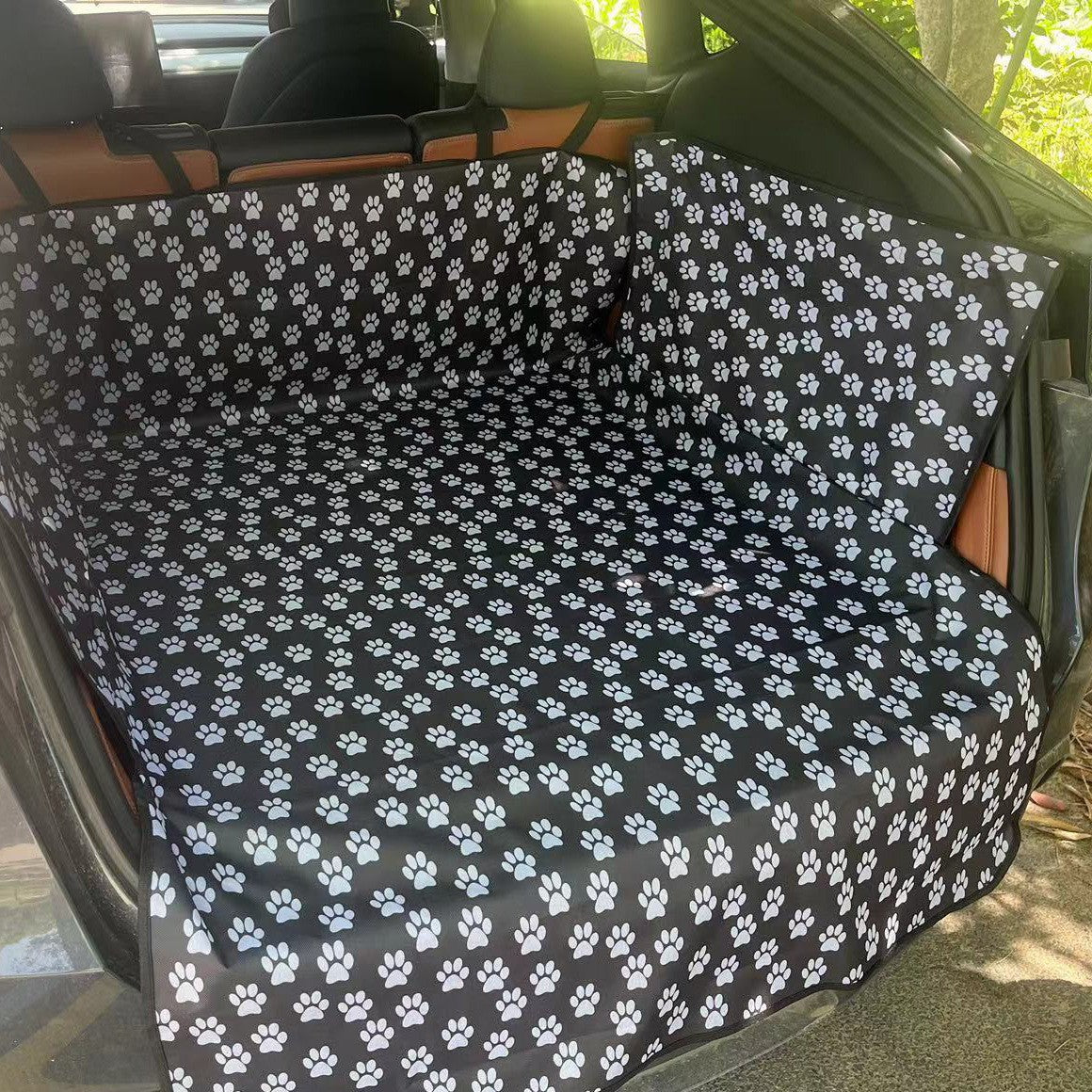 Cross-border hot-selling car trunk mat, stain-resistant car pet seat cushion, large and medium-sized dog car seat cushion, car accessories