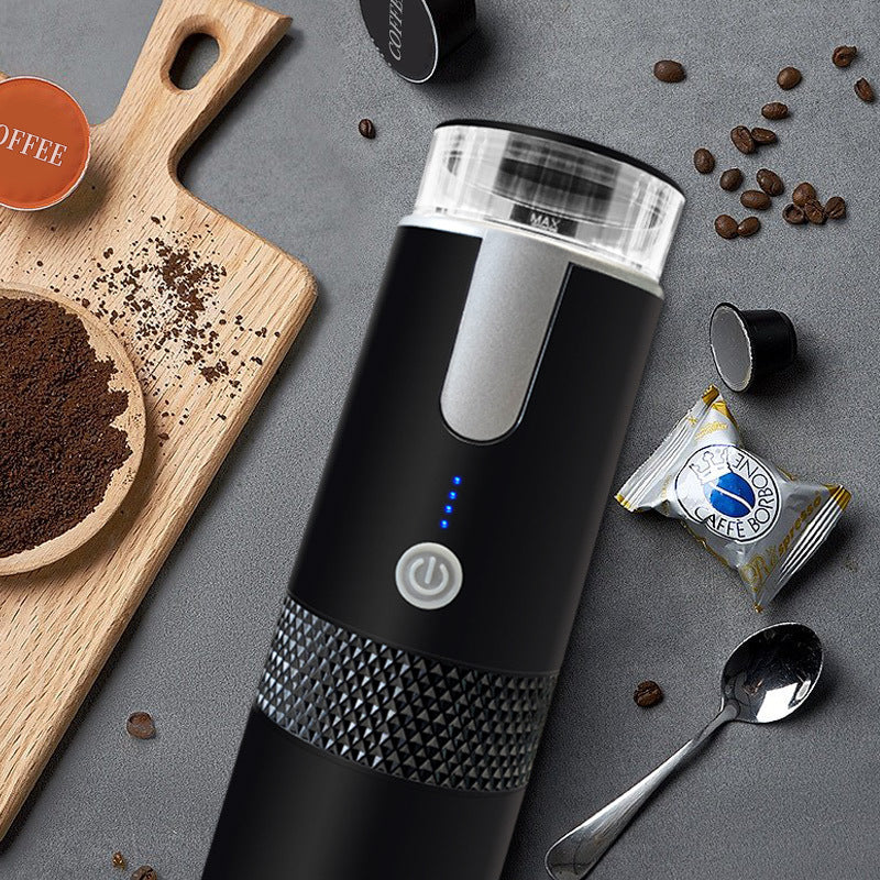 Cross-border portable coffee machine outdoor mini wireless electric fully automatic K CUP capsule coffee machine