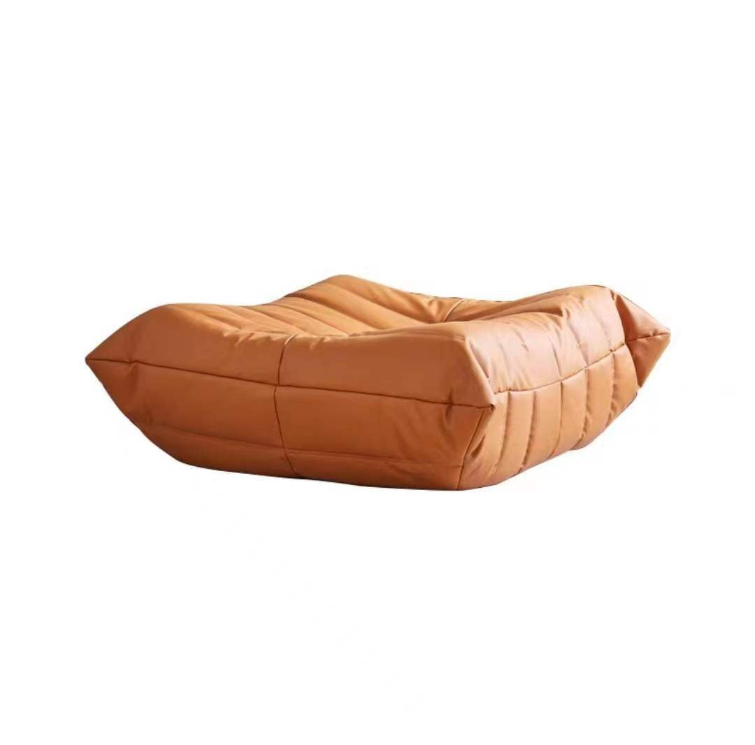 One piece generation caterpillar lazy sofa light luxury togo sleepable home bedroom living room balcony technology cloth velvet