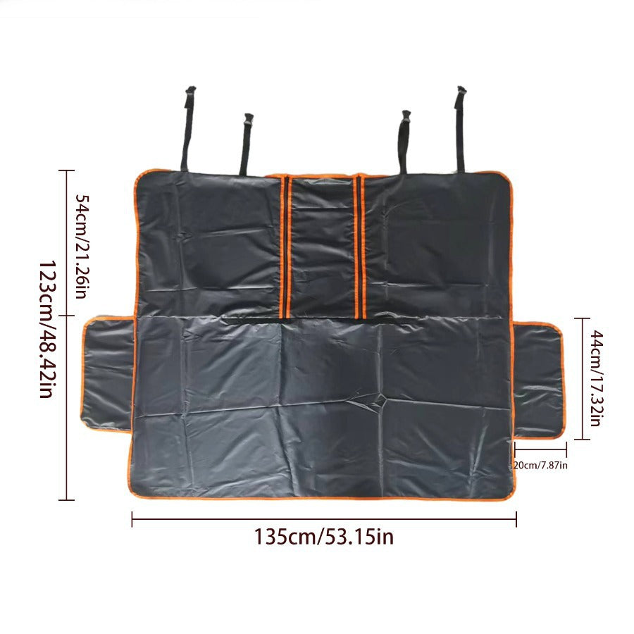 Cross-border hot-selling car trunk mat, stain-resistant car pet seat cushion, large and medium-sized dog car seat cushion, car accessories