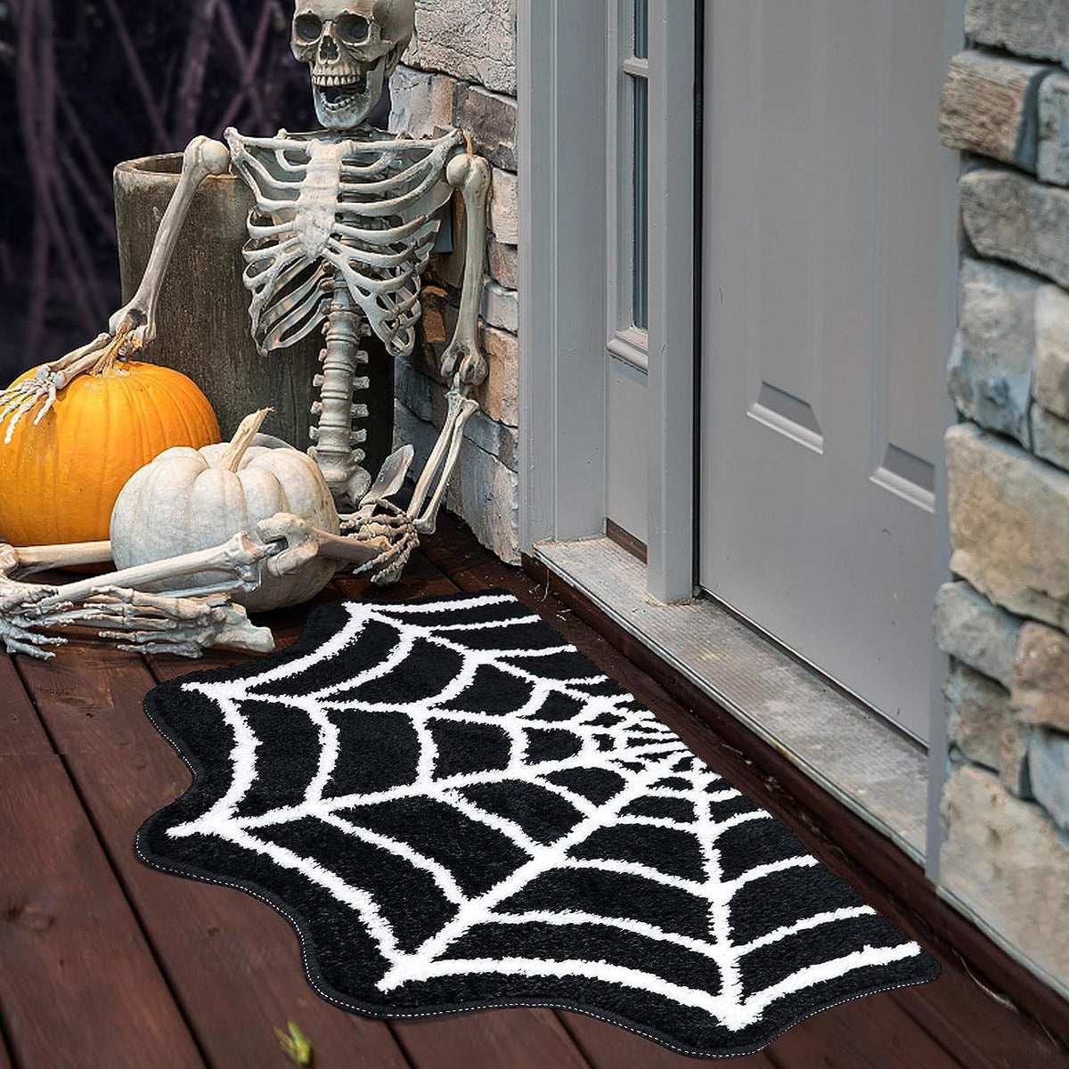 In stock, labeled, dropshipping available Halloween floor mats, faux cashmere foot mats, absorbent and stain-resistant bathroom mats, decorative doormats.