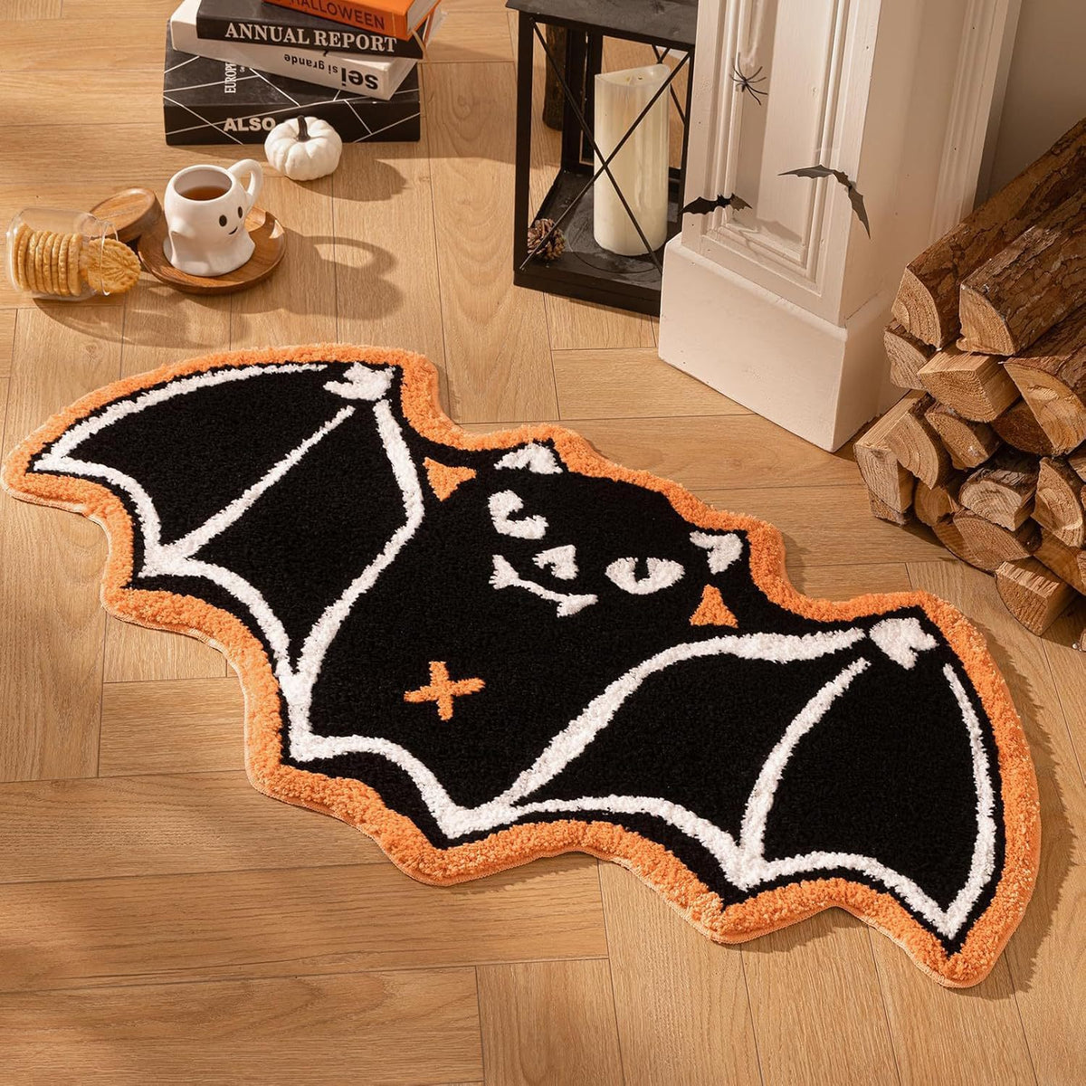 In stock, labeled, dropshipping available Halloween floor mats, faux cashmere foot mats, absorbent and stain-resistant bathroom mats, decorative doormats.
