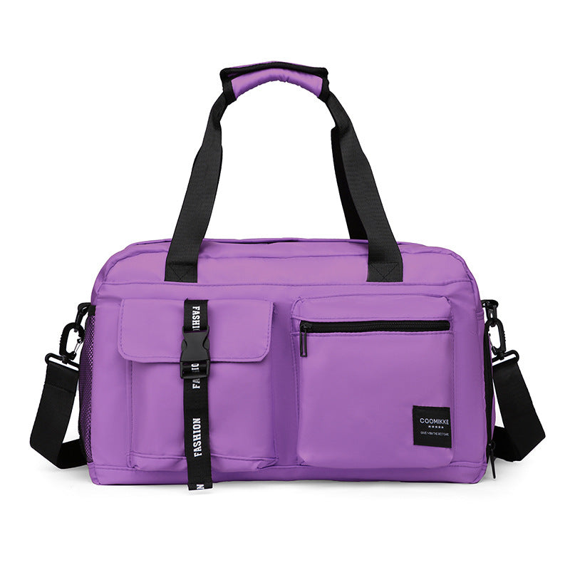 New cross-border high-end travel bag with large capacity and independent shoe compartment, fitness bag, yoga bag, ladies' lightweight bag for going out