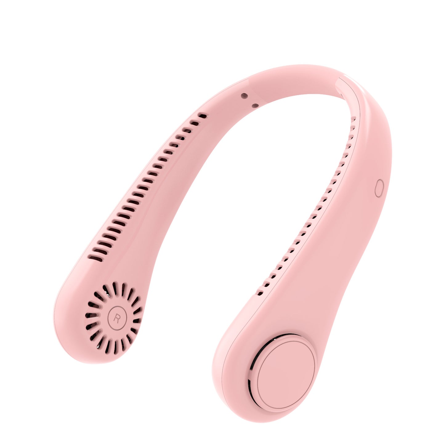 Douyin Explosive Hanging Neck Fan Mini Portable Leafless Fan Mute USB Portable Handheld Folding Fan