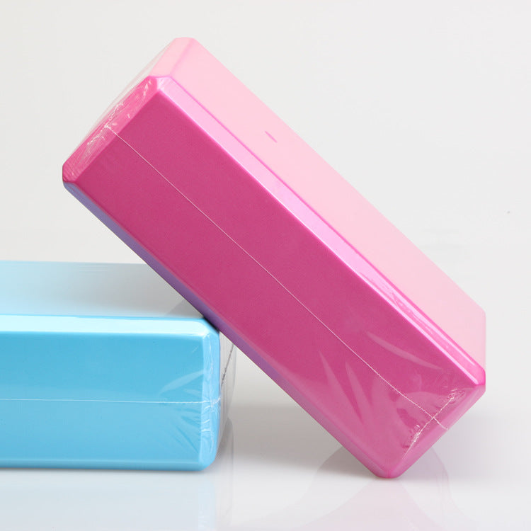 Factory supply eva yoga bricks 120g high-density children's dance supplies thickened color yoga practice bricks
