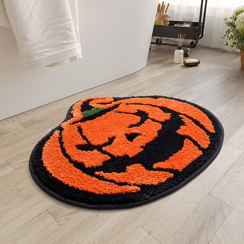 In stock, labeled, dropshipping available Halloween floor mats, faux cashmere foot mats, absorbent and stain-resistant bathroom mats, decorative doormats.