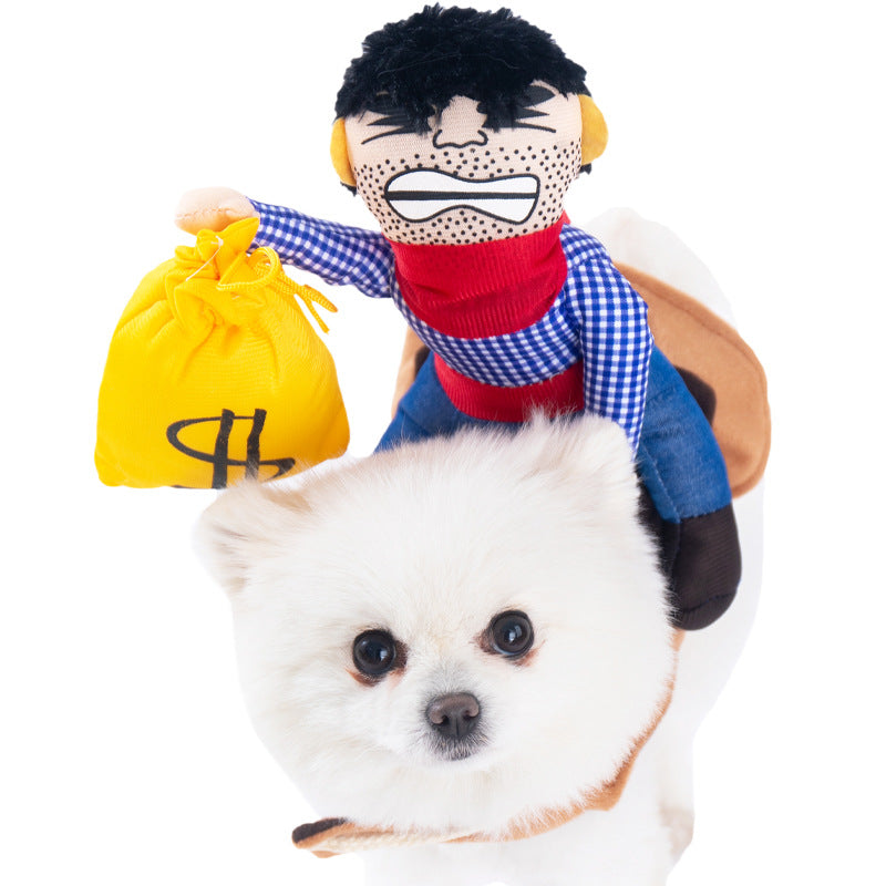 Cross-border pet clothes funny knife transformation costume pet puppy Halloween pet supplies dog clothes autumn