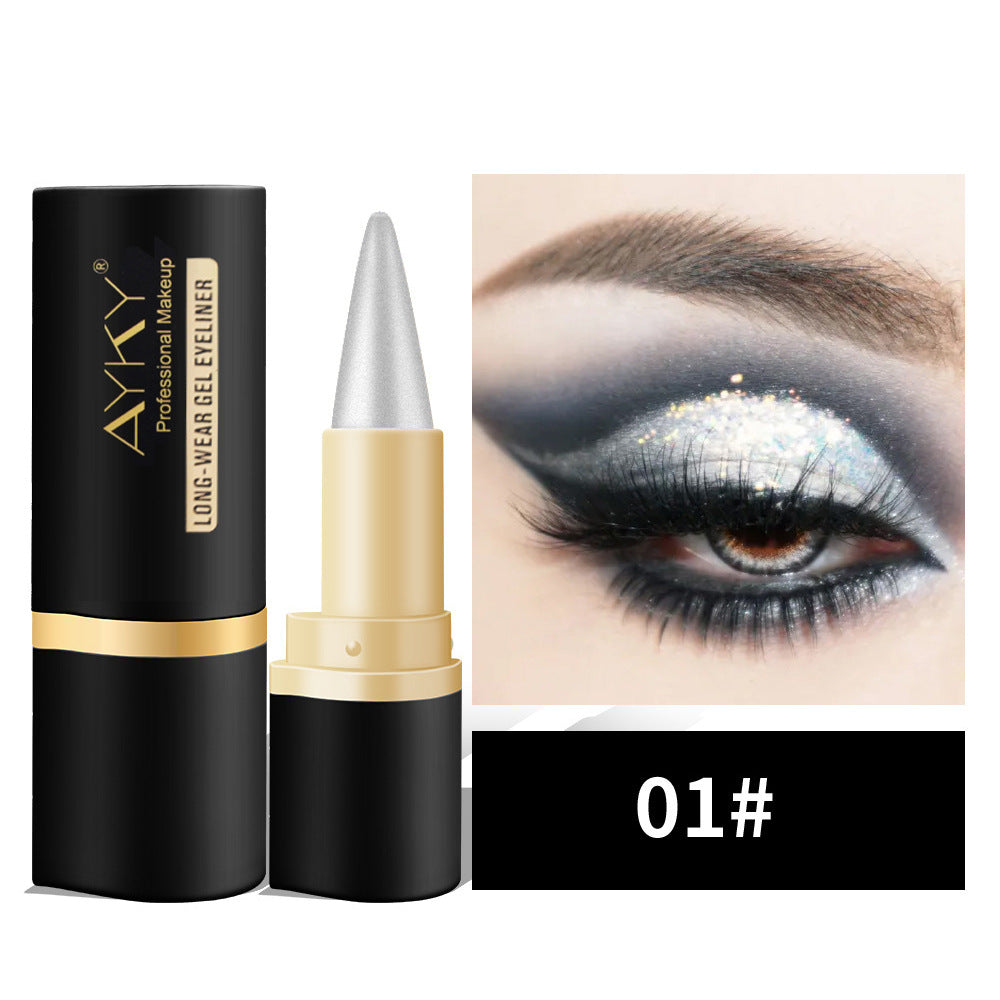 AKAY cross-border waterproof eyeliner eyeliner matte quick-drying eyeliner single-head rich matte eyeliner