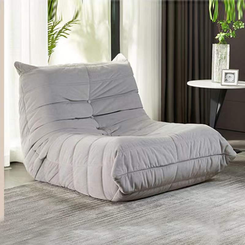 One piece generation caterpillar lazy sofa light luxury togo sleepable home bedroom living room balcony technology cloth velvet