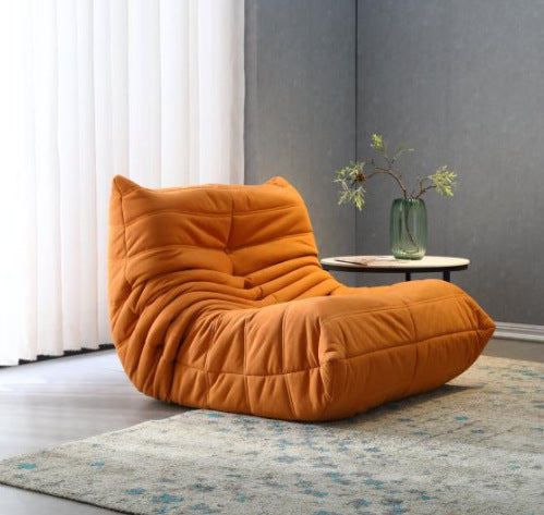 One piece generation caterpillar lazy sofa light luxury togo sleepable home bedroom living room balcony technology cloth velvet