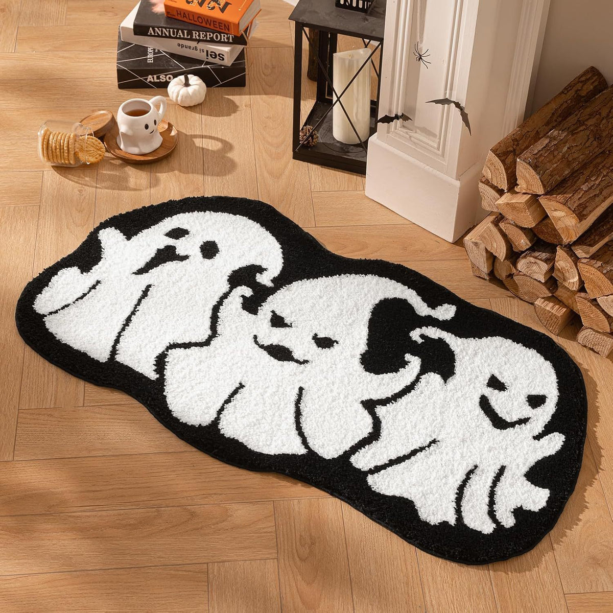 In stock, labeled, dropshipping available Halloween floor mats, faux cashmere foot mats, absorbent and stain-resistant bathroom mats, decorative doormats.