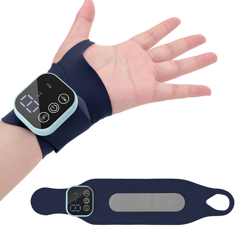Cross-border hot-selling wristband home smart hand EMS massager hand physiotherapy hot compress pain recovery artifact