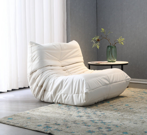 One piece generation caterpillar lazy sofa light luxury togo sleepable home bedroom living room balcony technology cloth velvet