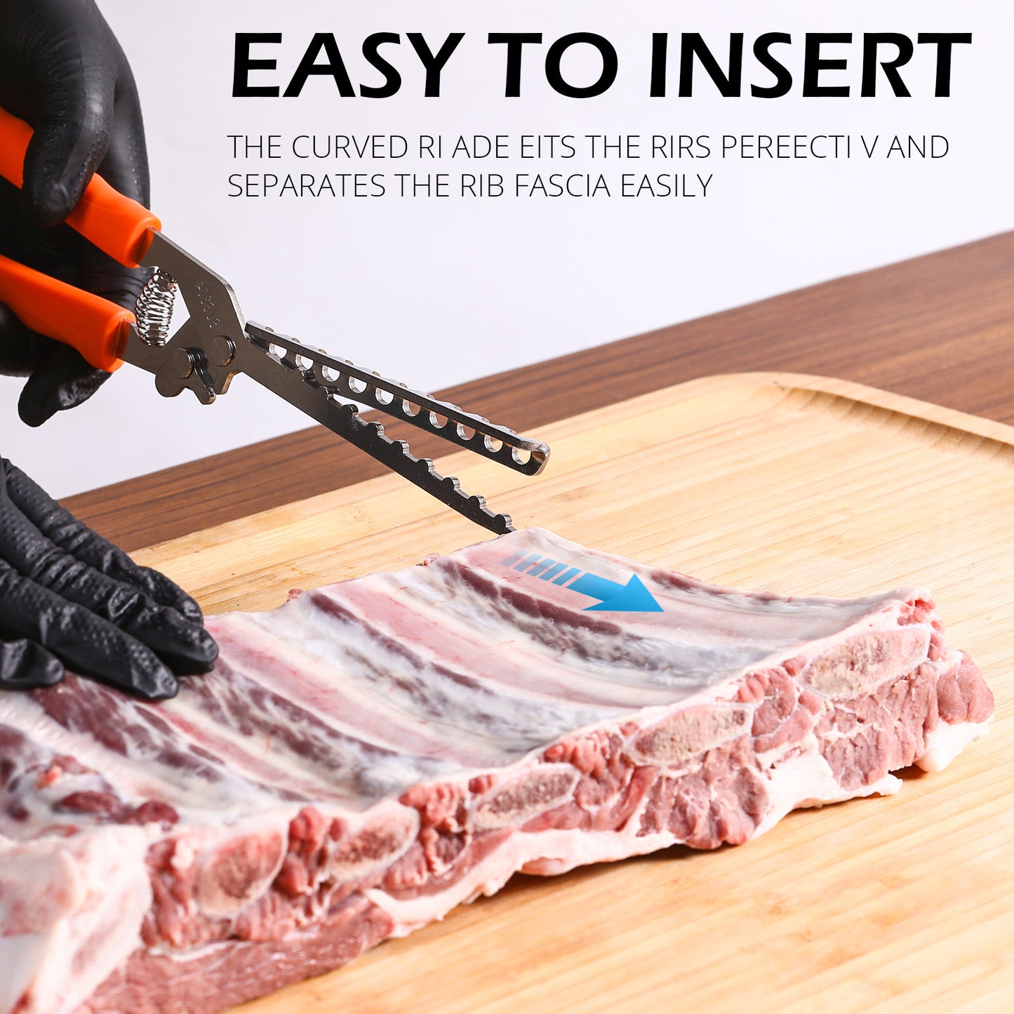 304 Stainless Steel Rib Membrane Remover - Rib Membrane Removal Tool