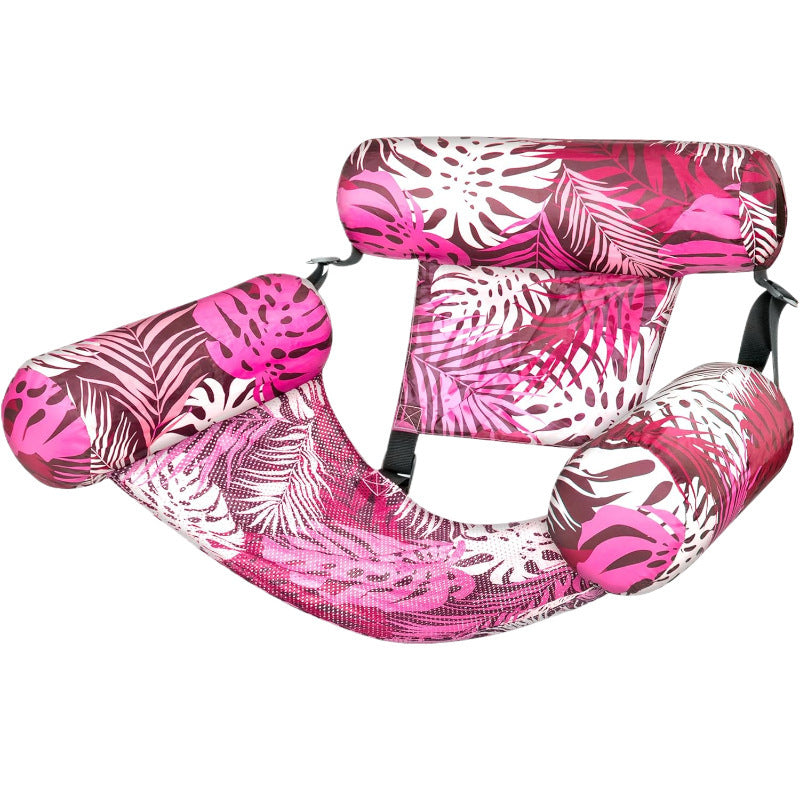Three-tube inflatable lounge chair, float, water hammock, floating inflatable pool chair, swimming party, beach water fun
