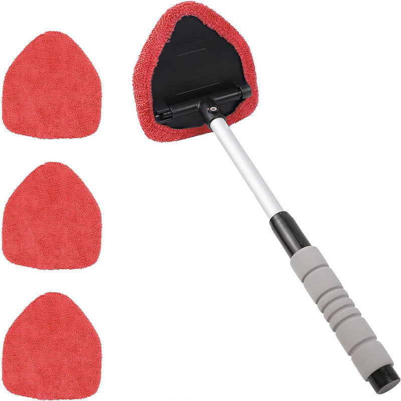 Car cleaning brush, extendable microfiber car brush, car window defrosting and defogging brush, car windshield cleaning brush