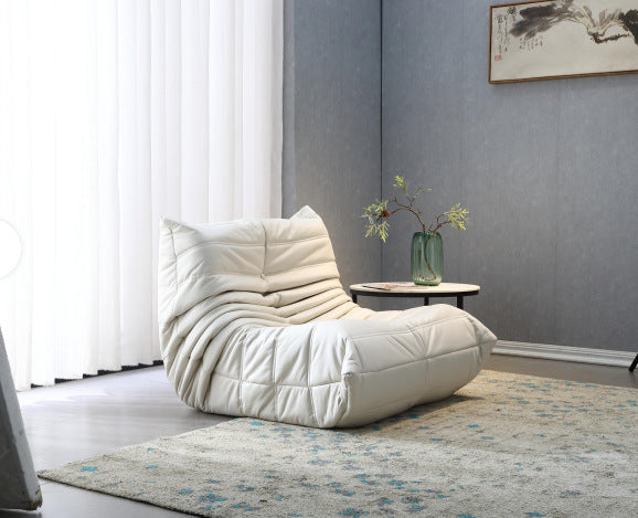 One piece generation caterpillar lazy sofa light luxury togo sleepable home bedroom living room balcony technology cloth velvet