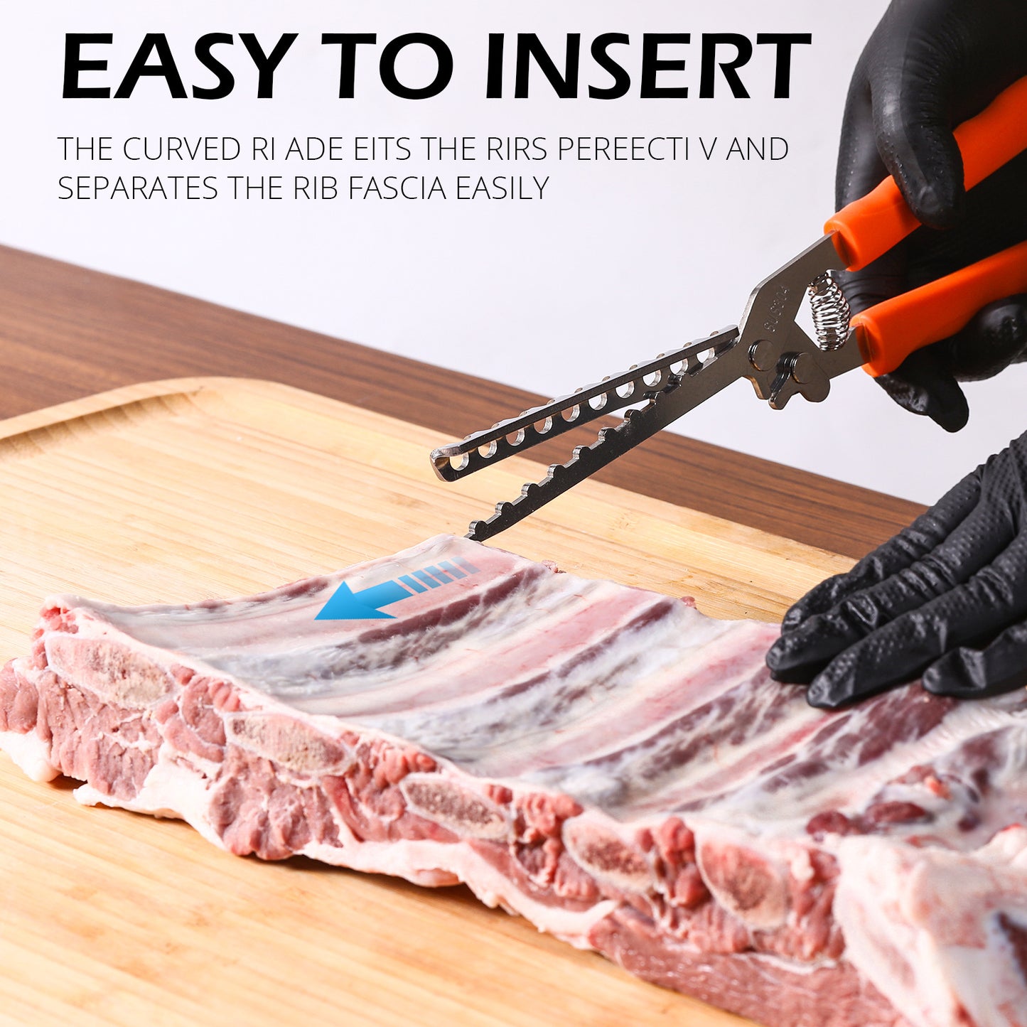 304 Stainless Steel Rib Membrane Remover - Rib Membrane Removal Tool