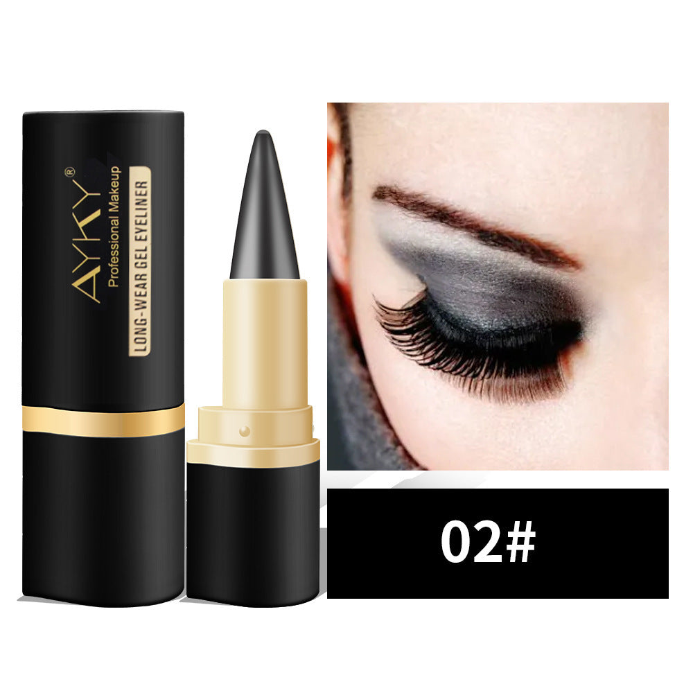 AKAY cross-border waterproof eyeliner eyeliner matte quick-drying eyeliner single-head rich matte eyeliner