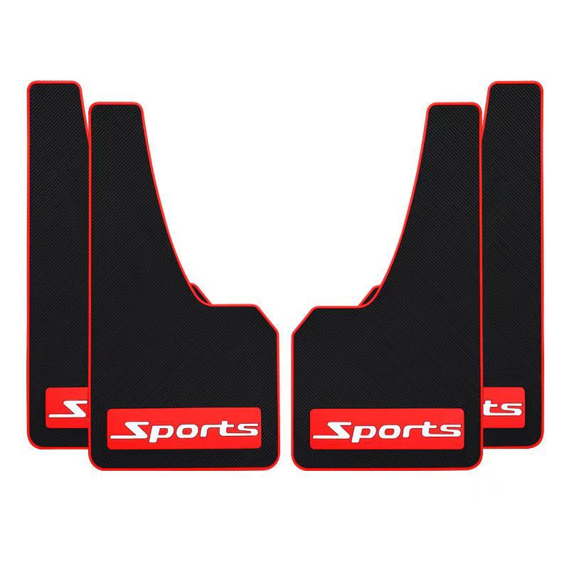 Car soft rubber material mudguard leather universal fender SUV car pickup truck modification accessories super car mud