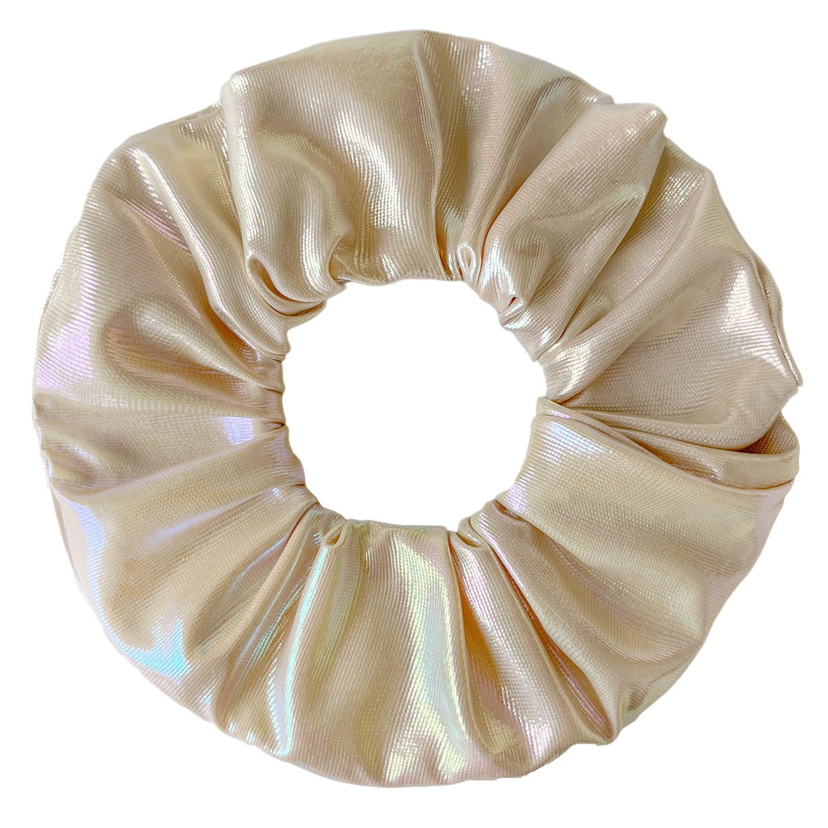 Vibrant Thick PU Invisible Zipper Scrunchie Hair Tie, Cross-border E-commerce, Amazon Zipper Hair Tie Wholesale, Hair Accessories