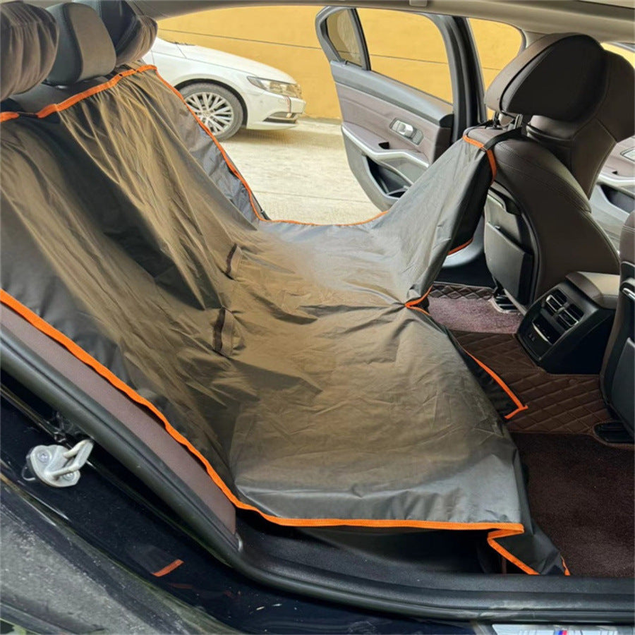 Cross-border hot-selling car trunk mat, stain-resistant car pet seat cushion, large and medium-sized dog car seat cushion, car accessories