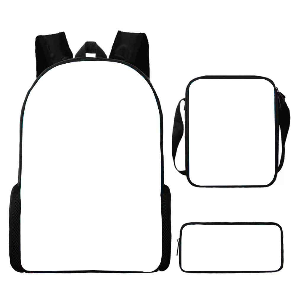 Ronaldo schoolbag boy elementary school student children backpack cross-border hot selling backpack shoulder bag pencil case three-piece set wholesale