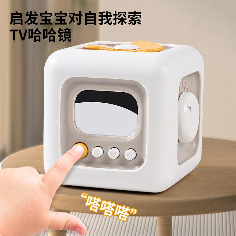 Multifunctional hexahedral Rubik's Cube finger busy ball baby sensory training children's educational toy Rubik's Cube moving music