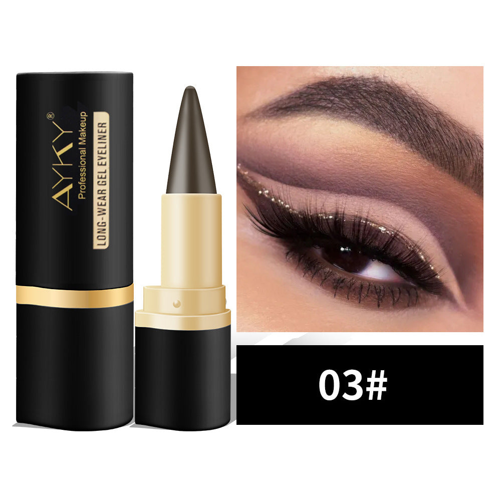 AKAY cross-border waterproof eyeliner eyeliner matte quick-drying eyeliner single-head rich matte eyeliner